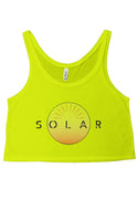 SOLAR crop top [neon yellow]