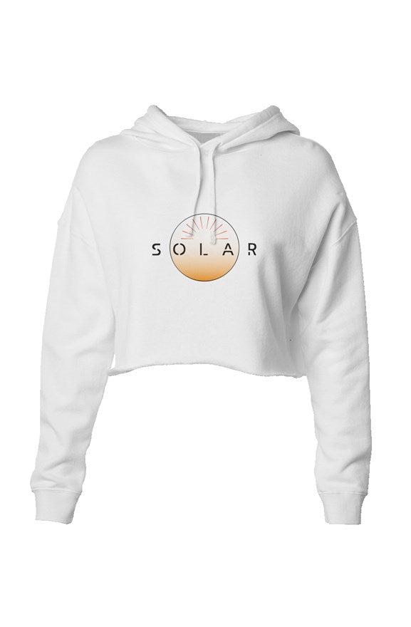 SOLAR Crop Hoodie [white]