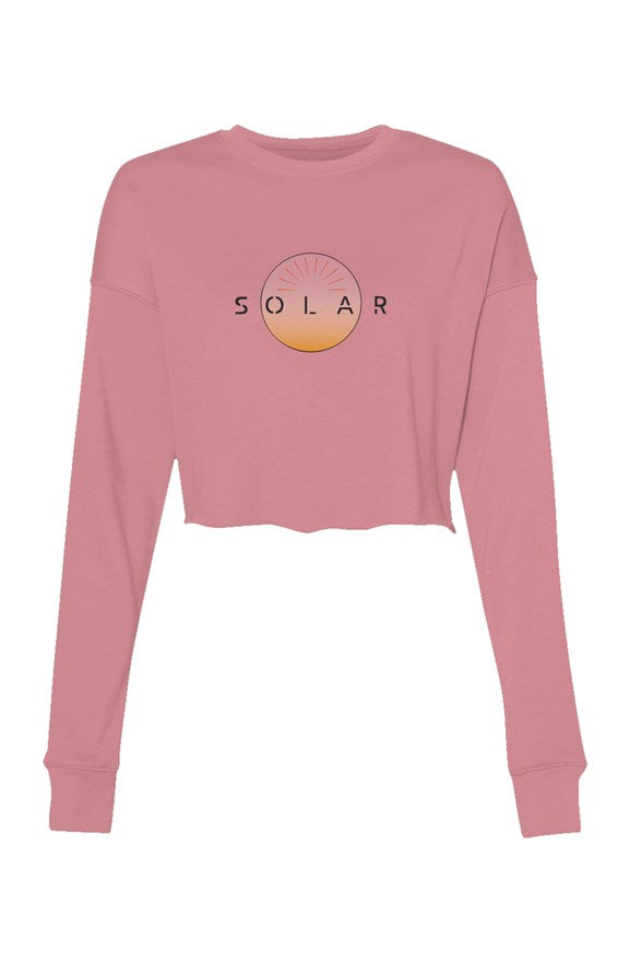 SOLAR Crop Crew Fleece [mauve]